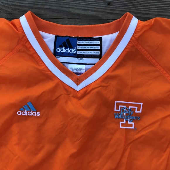 Adidas Women Orange Jacket Long Sleeve Athletic T - Picture 3 of 7